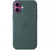 Apple iPhone 16 Plus Silicone Case with MagSafe - Lake Green
