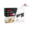 Wall mount MACLEAN MC-503A S for 23 inch–42 inch screens, tilt ±20°, VESA 75×75–200×200, 30 kg, silver