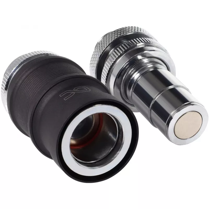 Alphacool Quick Disconnect Set BLH1A IG-IG with Schott fitting – quick-release coupler pair for G½/G1/4 fittings
