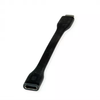 ROLINE Cable Adapter USB4 Gen3x2 40Gbit/C-C ST/BU Flat - Cable - Digital/Data
