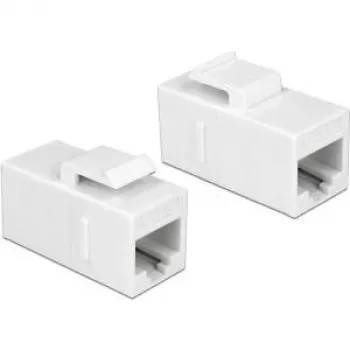 Keystone Module DeLOCK 86379 Angled White RJ-45