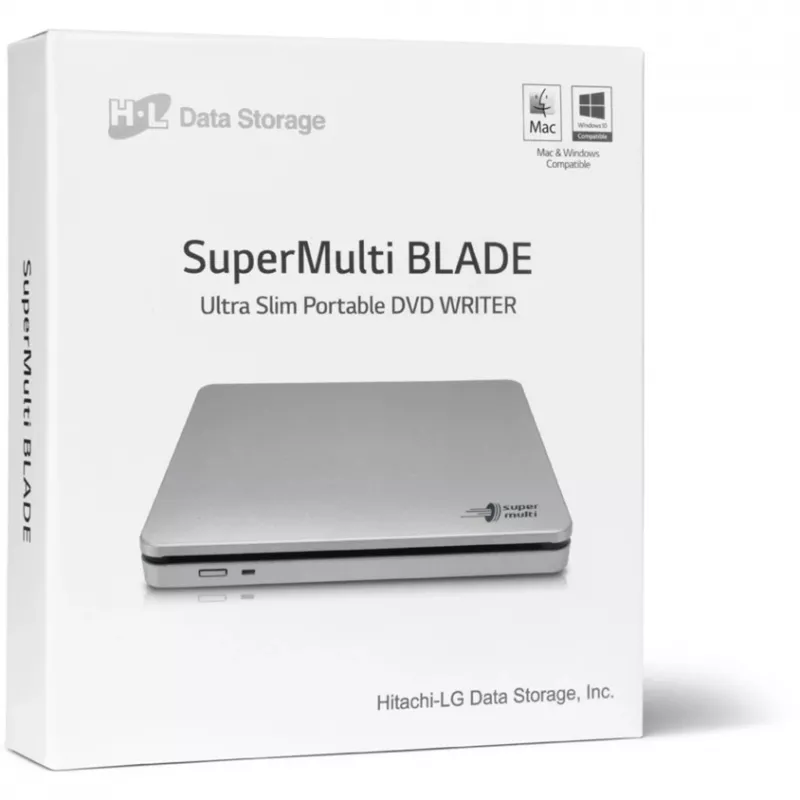 GP70NS50 SLIM, External DVD writer (Silver, external, USB 2.0, 5,25)