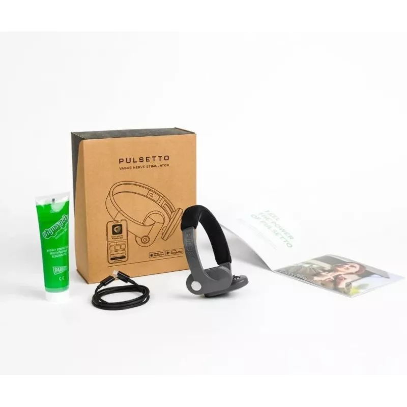 Pulsetto vagus nerve stimulator neckband relaxation and sleep WELL-BEING