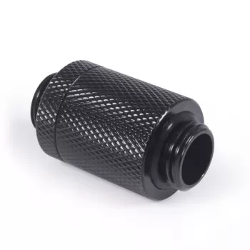 Alphacool ES D-Plug 25,5mm G1/4 AG auf G1/4 AG - Deep Black (17580)
