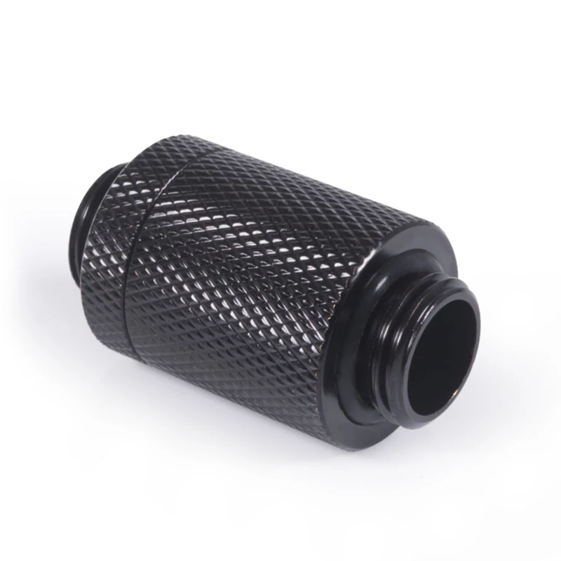 Alphacool ES D-Plug 25,5mm G1/4 AG auf G1/4 AG - Deep Black (17580)