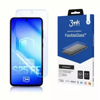 Tempered FlexibleGlass screen protector 3MK for Samsung Galaxy S25 FE model