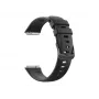 Silicone strap FIXED for Huawei Band 8/9/10 — Black, replaceable skin‑friendly strap
