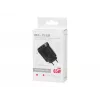 LCD wall charger USB socket + USB-Cx2 PD 65W GAN black wattmeter