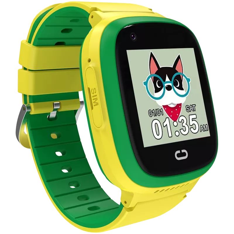 Kids Watch CANYON Sunny KW-48 Video 4G GPS Games&Music Green