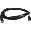 Wentronic Goobay 3,5mm-jack-Extension Cable, Black, 3 m - jack 3,5 mm-Plug (3-Pin, Stereo) > jack 3,5 mm-Socket (3-Pin, Stereo) (50432)