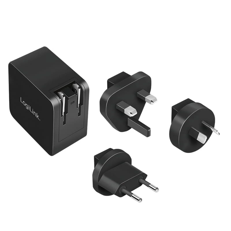 Mobile Device Charger LogiLink PA0302 Universal Black AC Fast Charging