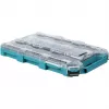 MAKTRAK Organizer Flat M, tool box Blue/transparent, transparent lid