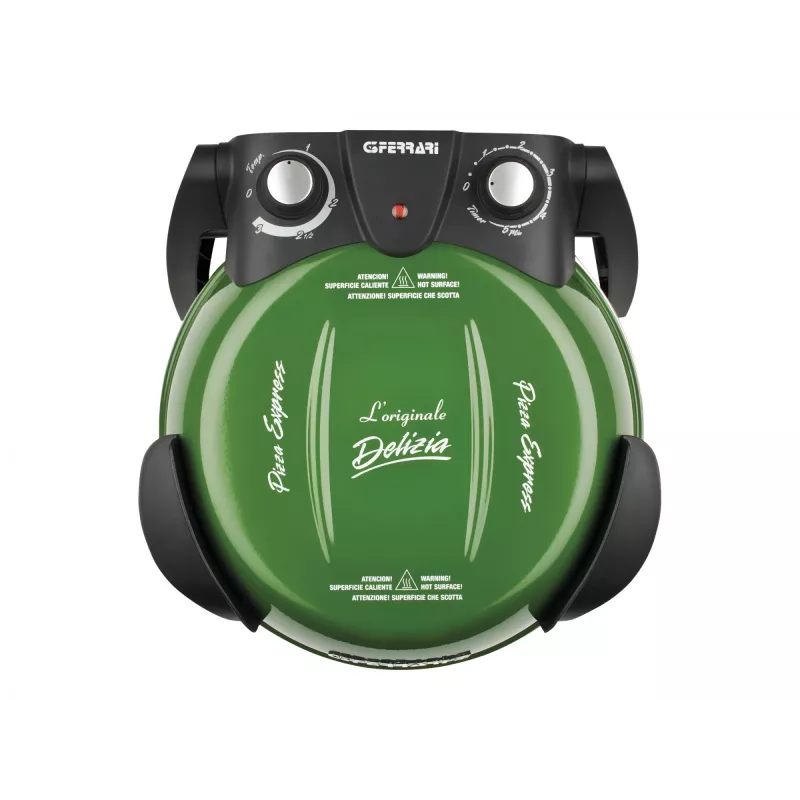 Delizia Pizzaofen G1000603 (Green, 1.200 Watt, for Pizza Ø 31cm)