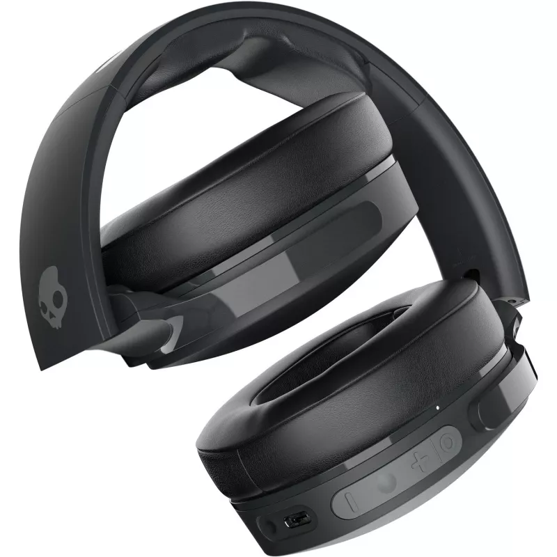 Over-ear headphones Skullcandy Hesh Evo — wired & Bluetooth 5.0, 36 h battery, USB-C, 3.5 mm, foldable, noise-canceling, black