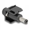 DeLOCK Keystone Module DC 5.5 x 2.1 mm female to male black