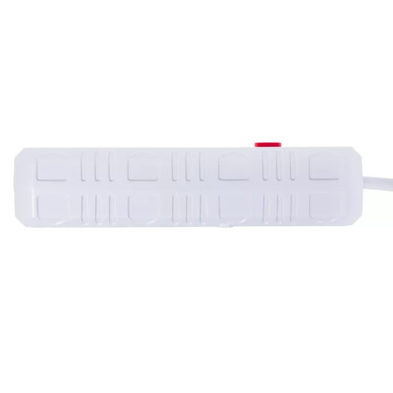 Power strip MACLEAN MCE392 W — 4 F sockets, 3×USB A, 110–240V, 2.1A max, 2500W, 1.5 m cable, white