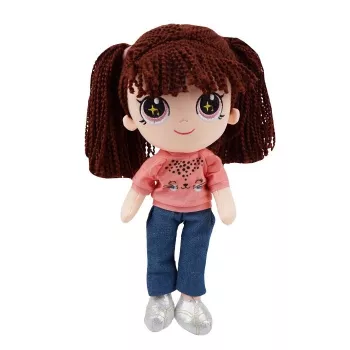TULILO Weronika rag doll 33 cm — soft fabric toy for imaginative play