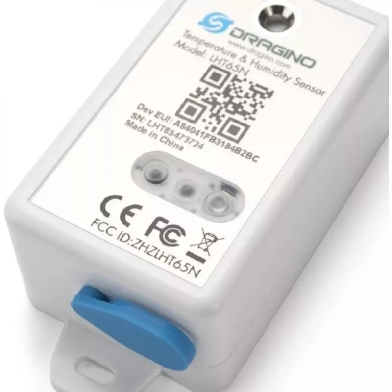 DRAGINO LoRaWAN Temperature & Humidity Sensor LHT65S-EU868-E3 — LoRaWAN EU868 environmental sensor