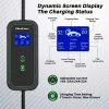 Qoltec Mobile EV Car Charger Adjustable 2in1 Type2 | 7kW | 230V | CEE 3 PIN | Wi-fi| LCD | Portable | Wallbox | 5m