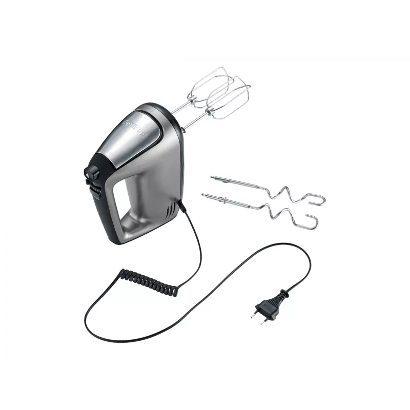 SEVERIN HM 3832 - Hand Mixer - 400 W - Grey-Metallic/Black/Stainless Steel