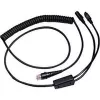 Honeywell - Tastaturweiche / Network Cable - RJ-45 (M) - PS/2, 6-pin, Power Supply - 3,0m - aufgespult - Black (CBL-720-300-C00)
