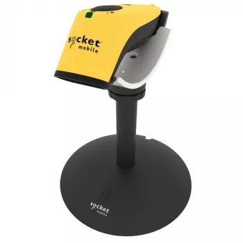 Handheld Barcode Scanner Socket Mobile S720 with Charging Cradle — Yellow