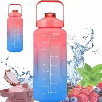 Extralink Motivational Bottle, Water Bottle, 2000ml, Red-Blue, BUT-994