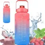 Extralink Motivational Bottle, Water Bottle, 2000ml, Red-Blue, BUT-994