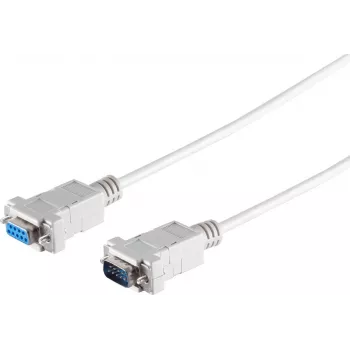 D-SUB extension cable ShiverPeaks AK 234 9-pin Male/Female 5 m