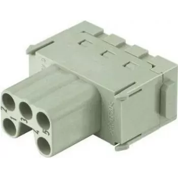 Industrial rectangular connector Han 5 Mod bu-ES 16A by Harting, model 09 14 005 2716