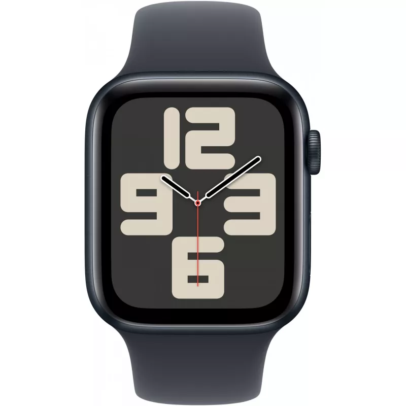 Apple Watch SE GPS + Cellular 44mm Midnight Aluminium Case with Midnight Sport Band - M/L (MXGM3QF/A)