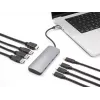 USB-C hub DELOCK 64323 — USB 3.2 Gen 2 Type-C host, HDMI + 2× USB-A + 2× USB-C, 10 Gbit/s, grey