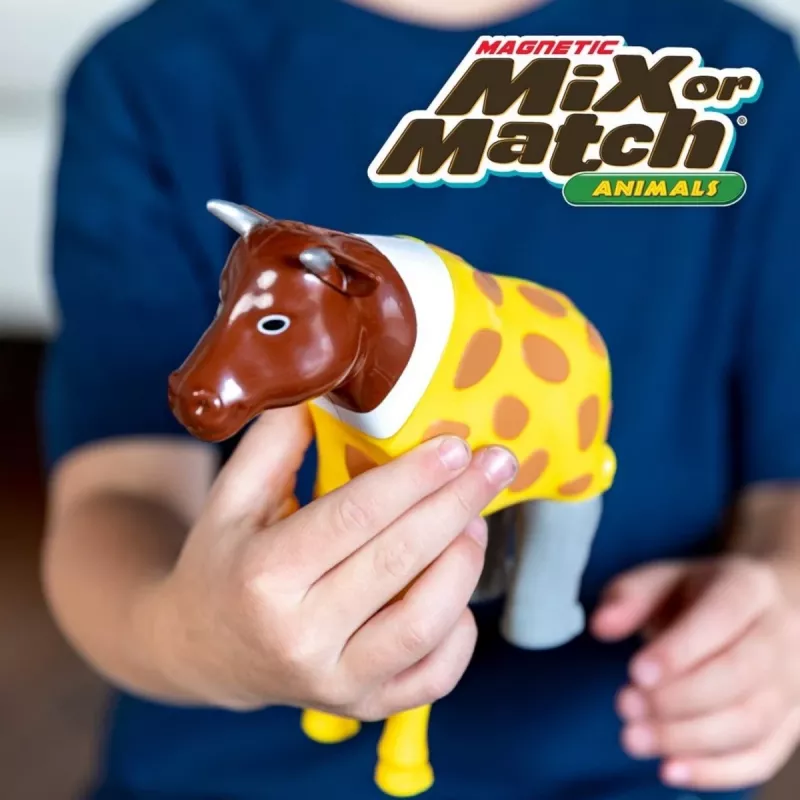 Animal Popular Playthings Magnetic Mix or Match Animals Multicolour