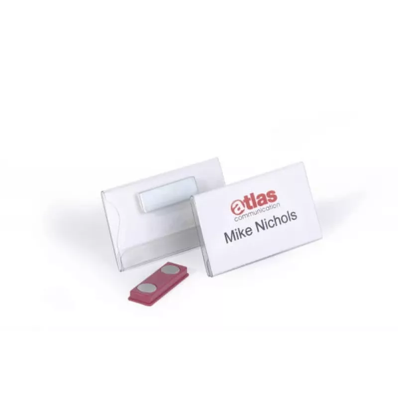 Badge Durable Magnetic Badge 40x75mm