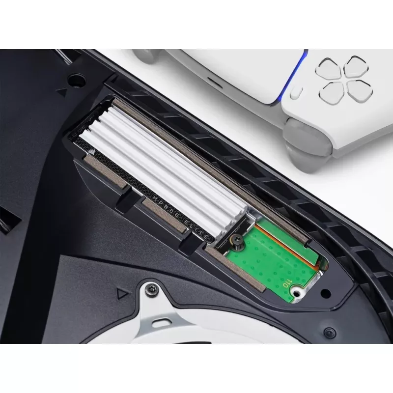 Corsair MP600 ELITE CSSD-F2000GBMP600ECS 2TB M.2 2280 PCIe 4.0 x4 NVMe SSD, 3D TLC, for PS5