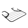 Attachable rack JATA HTEN2403 Black Polypropylene Stainless steel