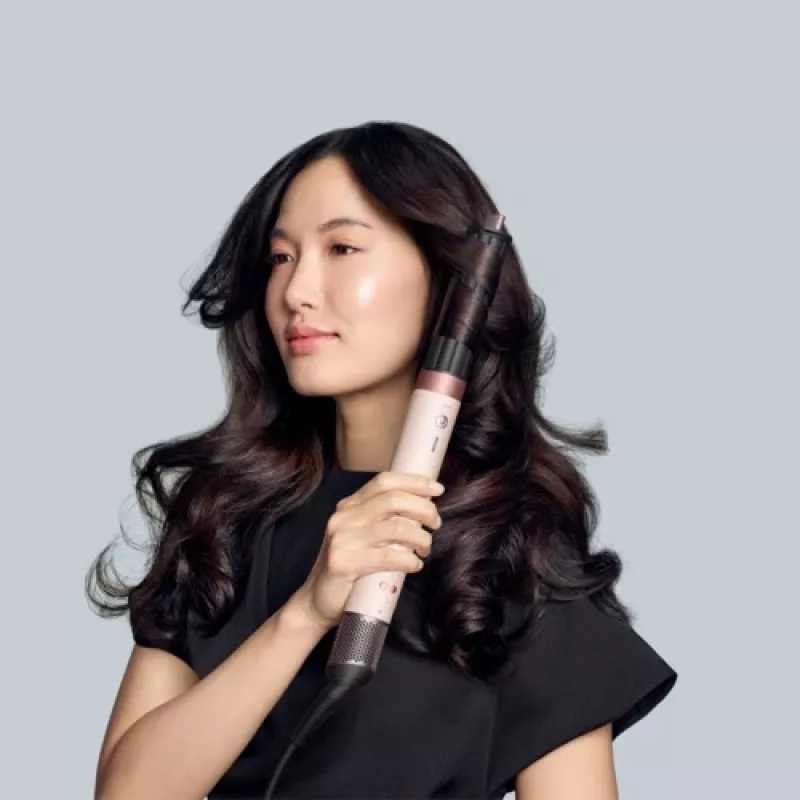 Airwrap Co-anda2x Straight + Wavy , Multistyler creme/roségold, Bluetooth, 1.700 Watt