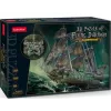 3D LED Puzzle Flying Dutchman model L526H, No name — assembled illuminated model