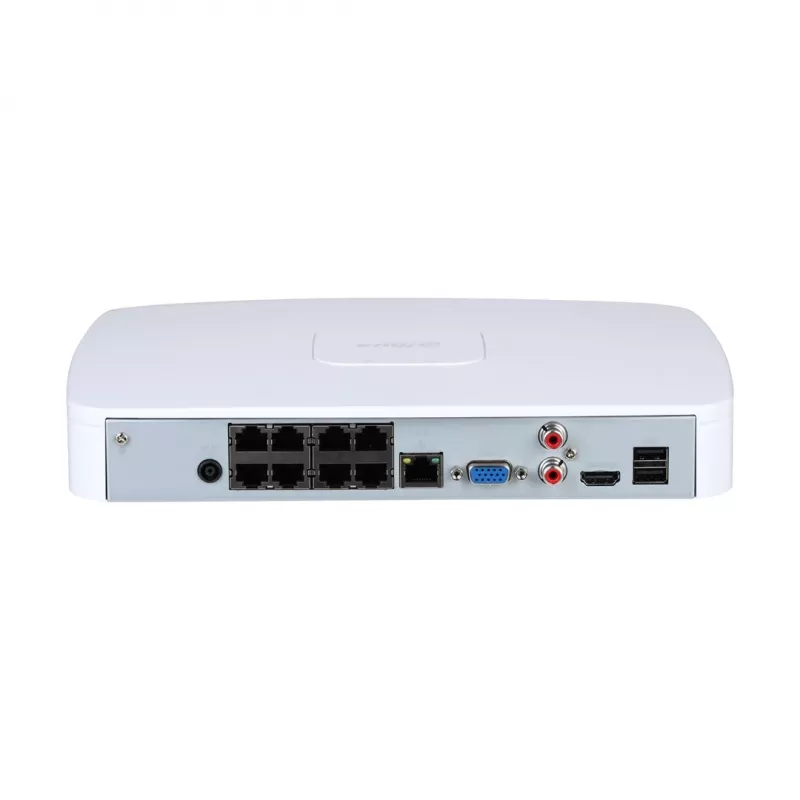 Dahua Technology WizSense NVR4108-8P-EI network video recorder 1U White