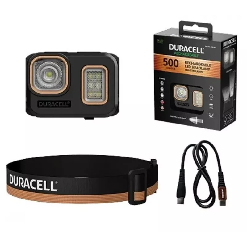 Duracell DH500R Headlamp black, orange
