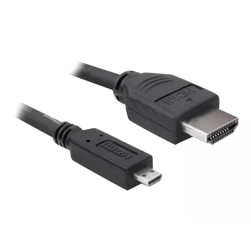 DeLOCK - Video- / Audio Cable - HDMI - 32 AWG - HDMI, 19-pin (M) - 19-pin Micro-HDMI (M) - 3 m (82663)