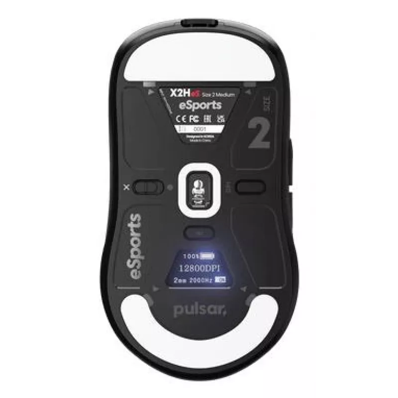 Mouse USB Optical Wrl X2H V3/MEDIUM Black PX2H3ES21 Pulsar