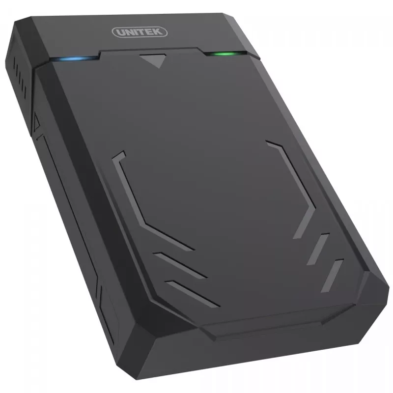 HDD/SSD enclosure Unitek Y-3035 — 2.5/3.5 inch SATA, USB 3.2 Gen 1 (USB Type-B), 6 Gbit/s, black, AC adapter