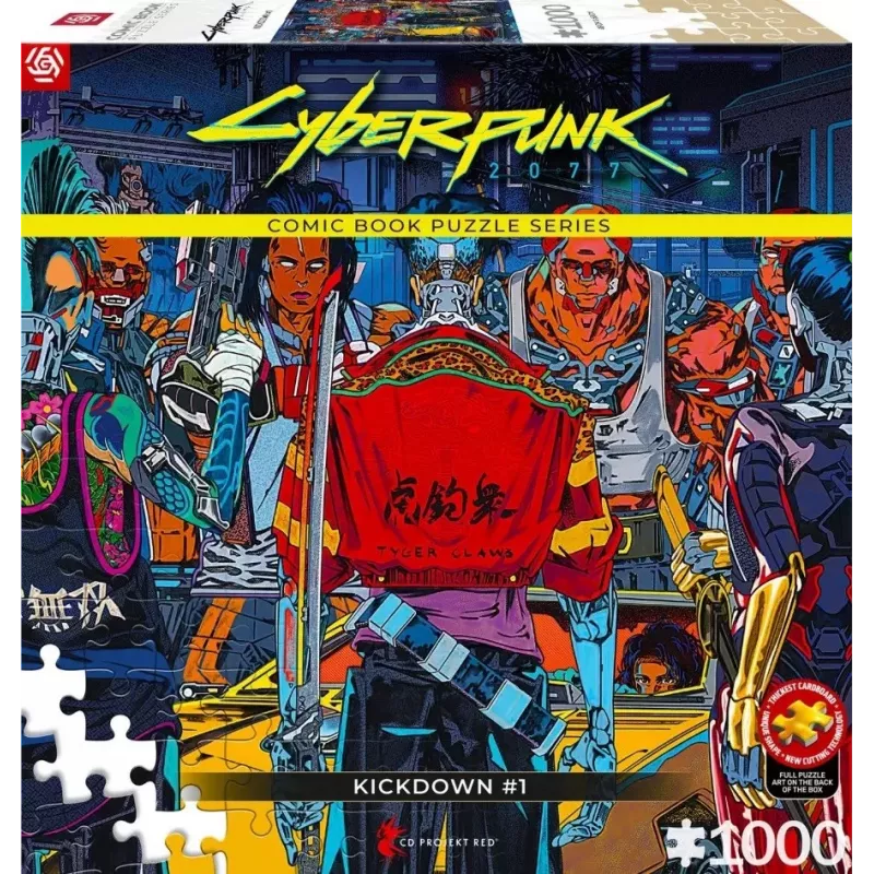 Good Loot Comic Book Puzzle: Cyberpunk 2077 Kickdown, 1000 pieces
