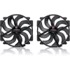 Noctua NF-A14x25r G2 PWM Sx2-PP chromax.black 140mm Dual Fan Set