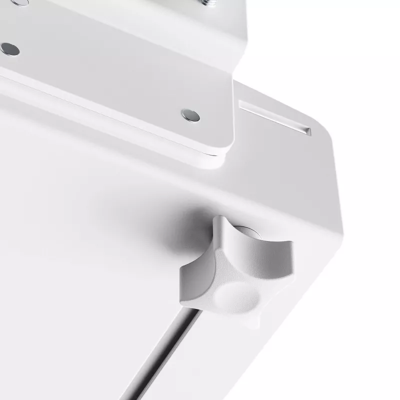 CPU holder MACLEAN MC-116W adjustable height and swivel design for under-desk mounting
