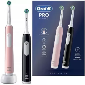 Electric toothbrush Oral-B Pro 1 Duo — Black/Pink, 2 cleaning modes