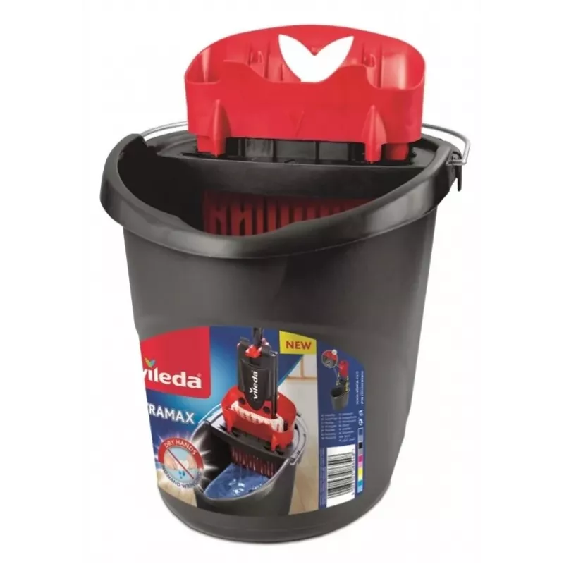 Vileda Ultramax Complete Mop & Bucket Set, Grey