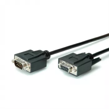 Serial Cable VALUE 11.99.6210 Black 1 m DB-9