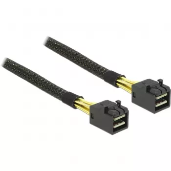 Delock - Internal SAS-Cable - SAS 6Gbit/s - 4x Mini SAS HD (SFF-8643) to 4x Mini SAS HD (SFF-8643) - 1,0m - for P/N: 62703, 62704 (83387)